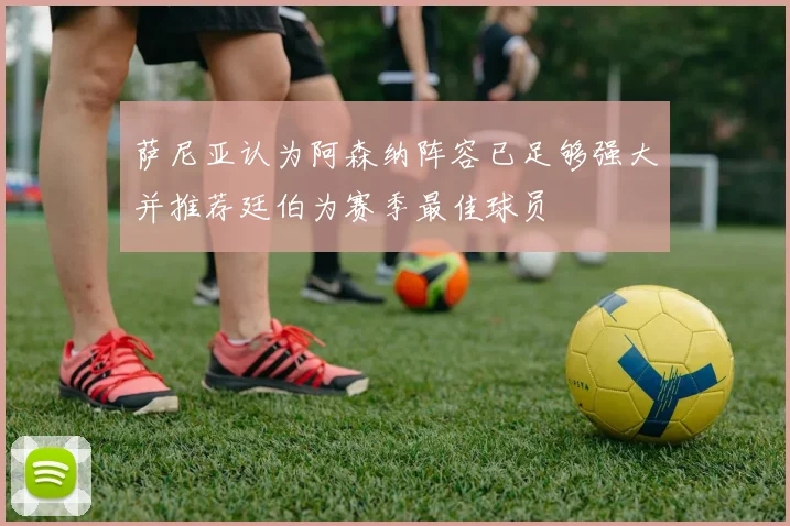 萨尼亚认为阿森纳阵容已足够强大并推荐廷伯为赛季最佳球员